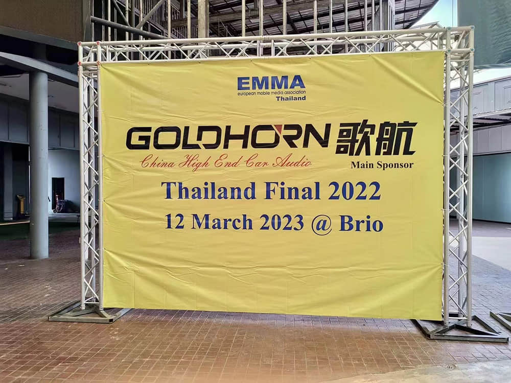 Goldhorn pushes into car audio market in South East Asia, sponsoring EMMA Thailand Final
